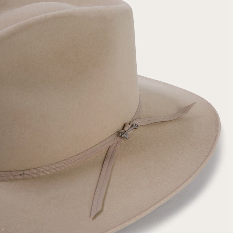 Beige Stetson Dune 5x Gun Club Men's Outdoor Hats | UK 28SAUCVDR