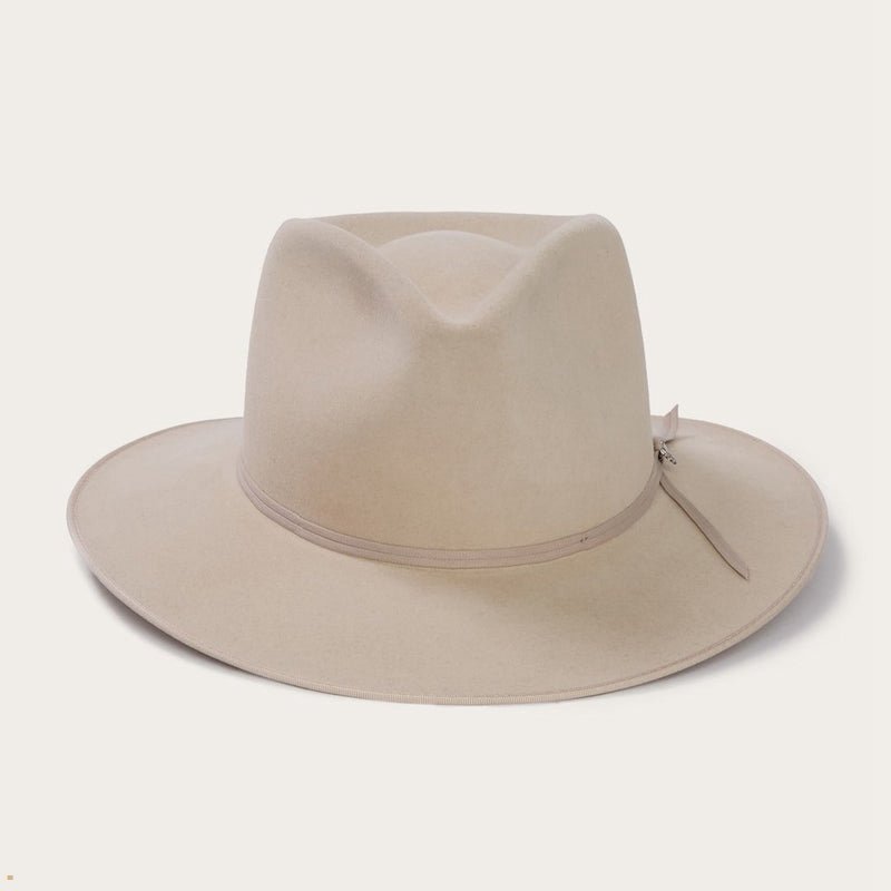 Beige Stetson Dune 5x Gun Club Women\'s Outdoor Hats | UK 17GEPTNLF