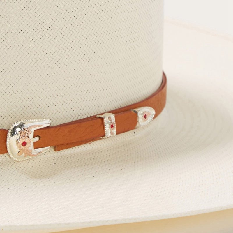 Beige Stetson El Noble 500x Straw Men's Cowboy Hats | UK 28ZYLANGP