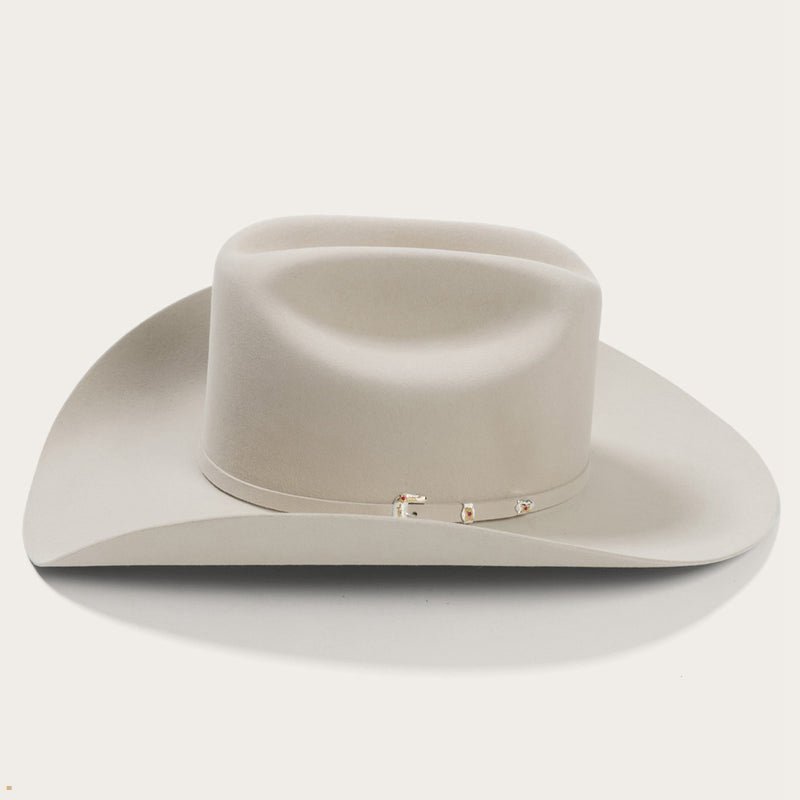 Beige Stetson El Patron 75 Premier 30x Men's Cowboy Hats | UK 70IWXGOUS