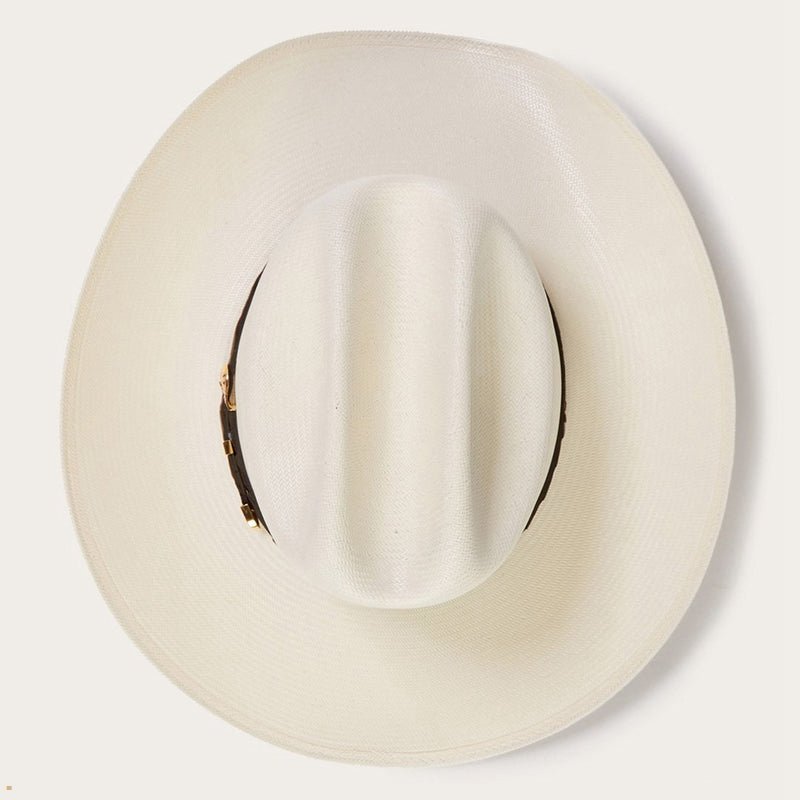 Beige Stetson Evilla De Oro 1000x Straw Women's Cowboy Hats | UK 34FCVRZGJ