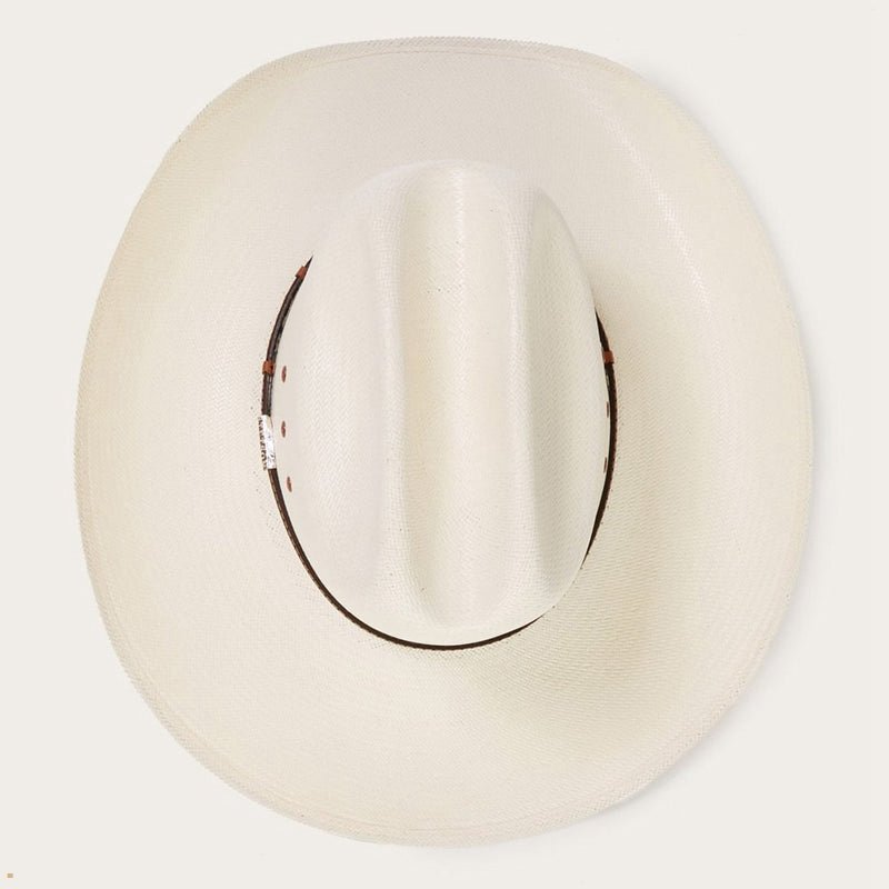 Beige Stetson Gunfighter 10x Men's Cowboy Hats | UK 97AYQNFJP