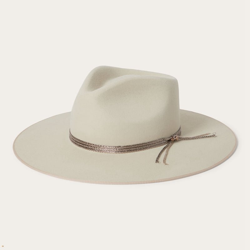 Beige Stetson Hardrock Men's Fedoras | UK 52AWTVUHY