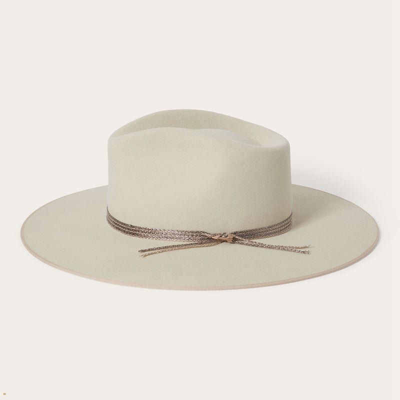 Beige Stetson Hardrock Men's Fedoras | UK 52AWTVUHY