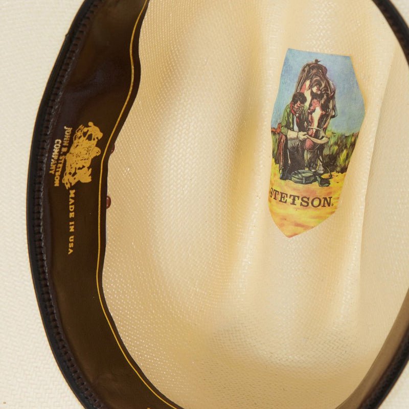 Beige Stetson Haywood 10x Straw Women's Cowboy Hats | UK 81DSERGCI