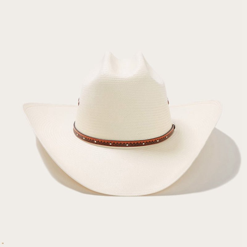 Beige Stetson Haywood 10x Straw Women\'s Cowboy Hats | UK 81DSERGCI