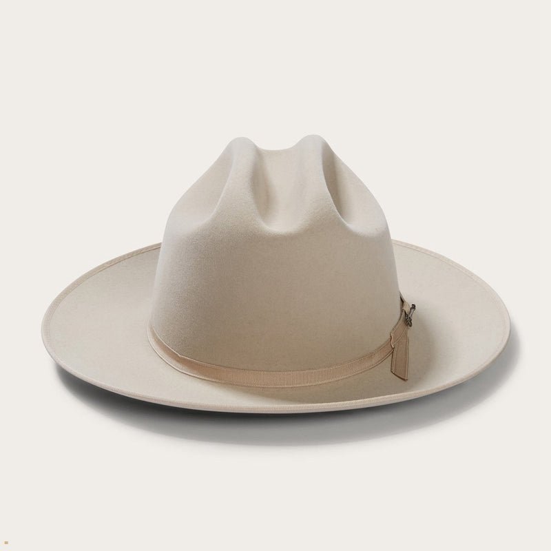 Beige Stetson Open Road Royal Deluxe Men\'s Fedoras | UK 61CEBYMXL