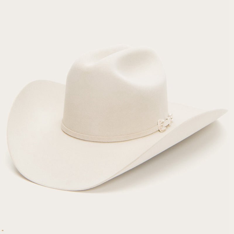 Beige Stetson Skyline 6x Men's Cowboy Hats | UK 16FGELNBW