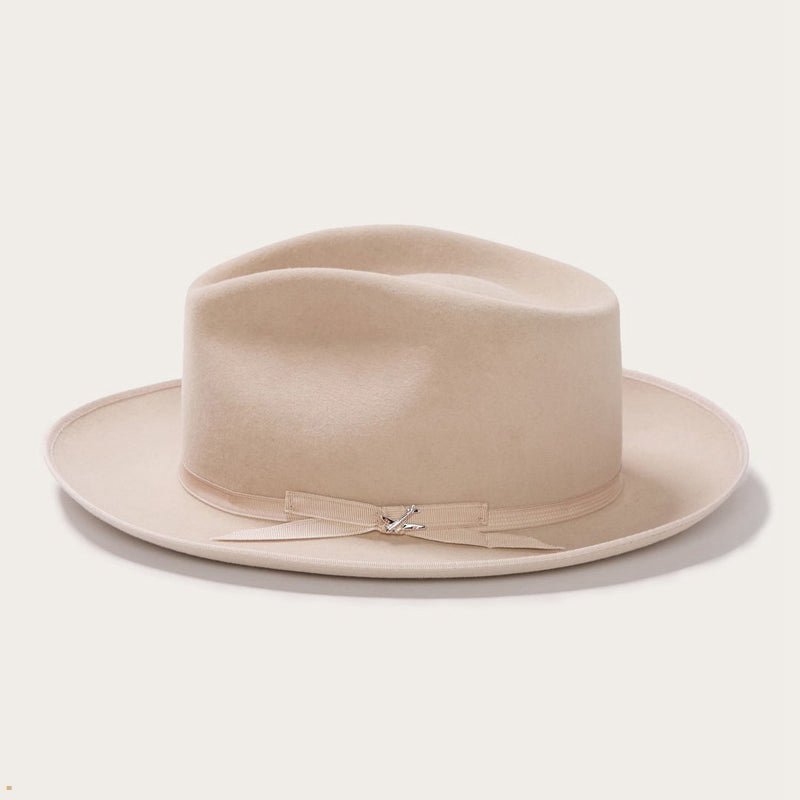 Beige Stetson Stratoliner Men's Fedoras | UK 56OSVRHFW