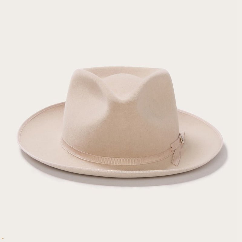 Beige Stetson Stratoliner Men\'s Fedoras | UK 56OSVRHFW