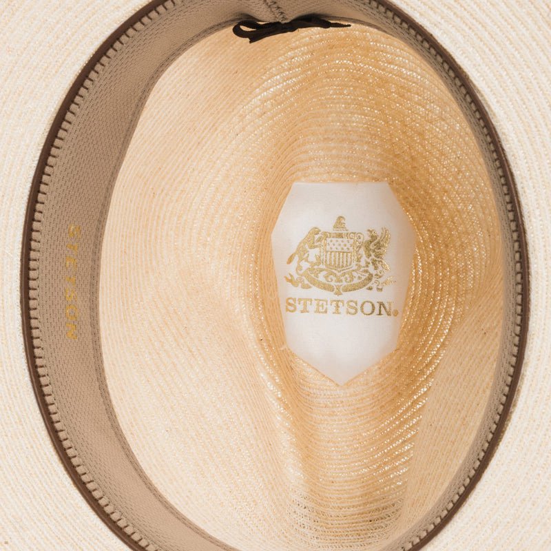 Beige Stetson Sundowner Straw Men's Fedoras | UK 05SYOLDXA