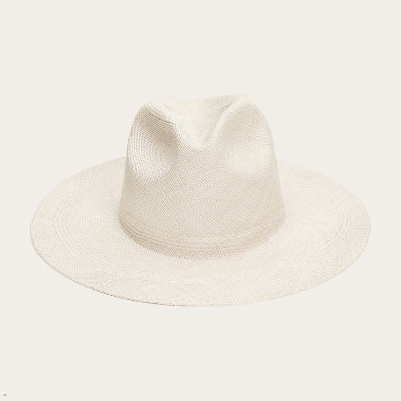 Beige Stetson The Naturalist Straw Women\'s Fedoras | UK 14EHWRNIM