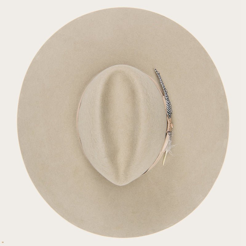 Beige Stetson The Rapture Men's Fedoras | UK 36AXWOKQZ