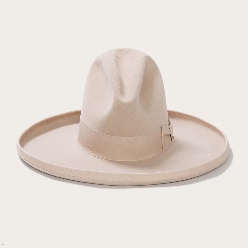 Beige Stetson Tom Mix 6x Men\'s Cowboy Hats | UK 07JOQSBWE