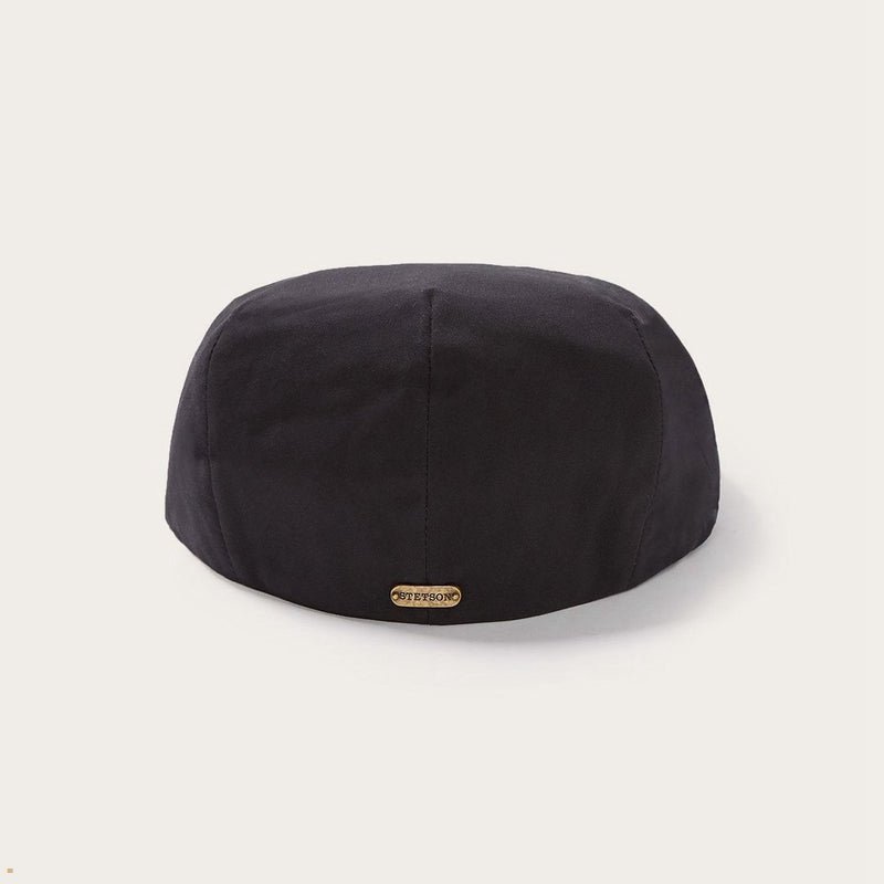 Black Stetson Cambridge All-Weather Ivy Men's Caps | UK 23HLZRFBQ