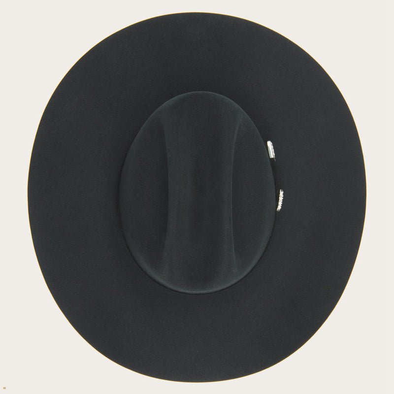 Black Stetson El Amo Men's Western Hats | UK 79QVDHFYI