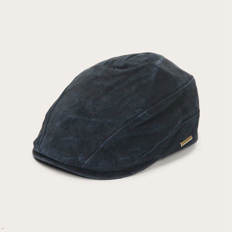 Black Stetson Leven Men's Caps | UK 08FDKNZYA