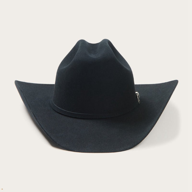 Black Stetson Skyline 6x Men\'s Cowboy Hats | UK 29FTIYDPE