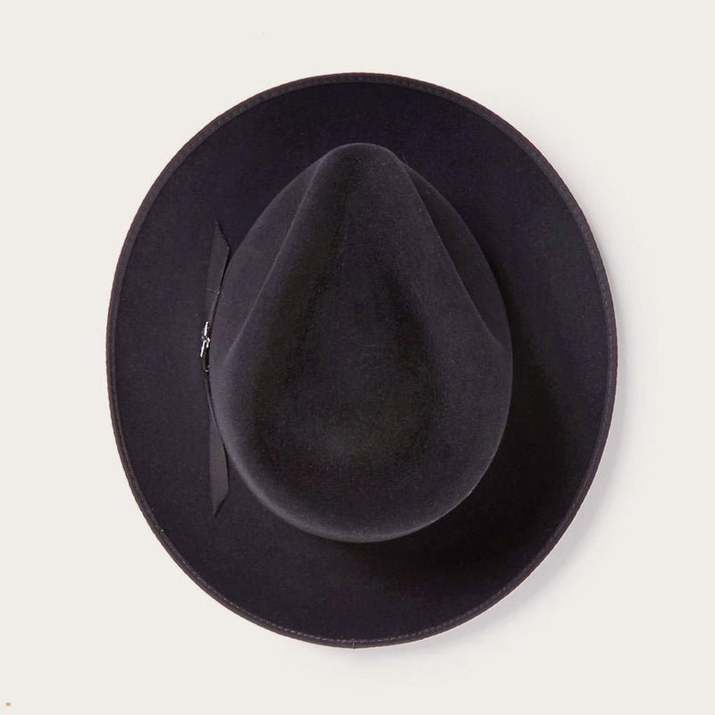 Black Stetson Stratoliner Men's Fedoras | UK 73MVTQZBF