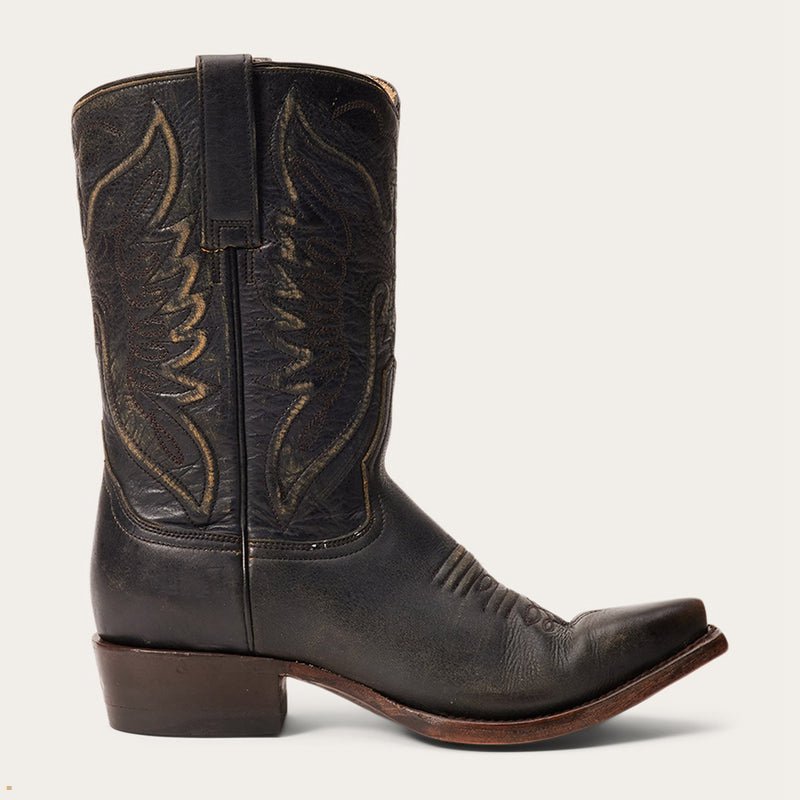 Black Stetson Tate Women's Boots | UK 41WFZHEVO