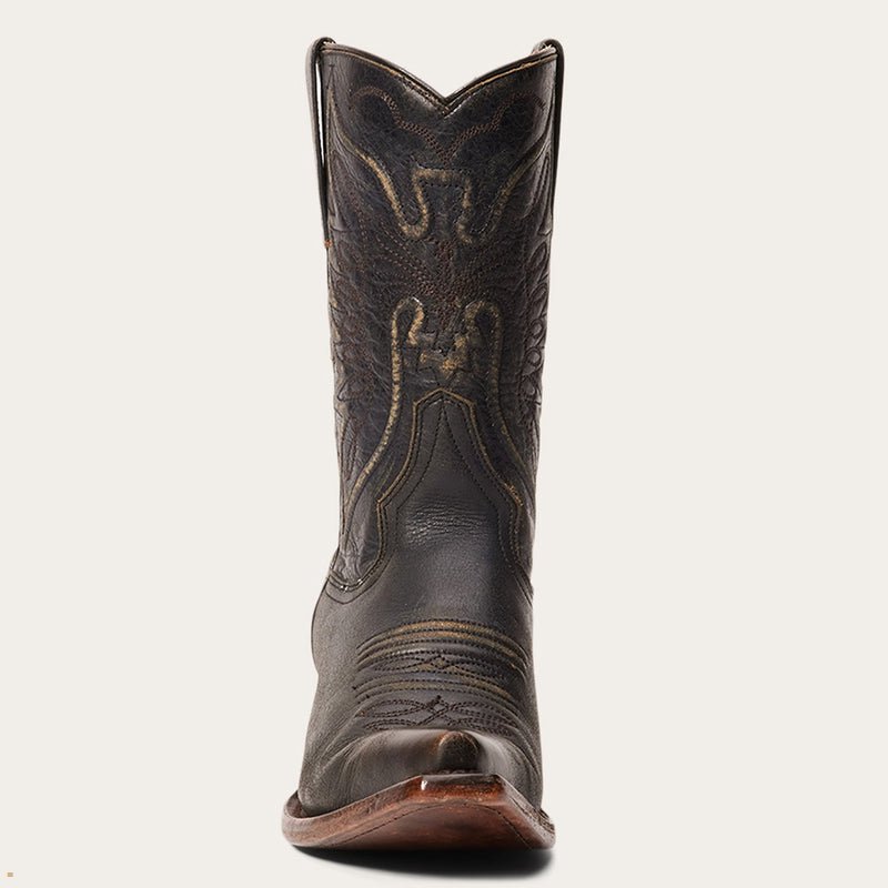 Black Stetson Tate Women's Boots | UK 41WFZHEVO