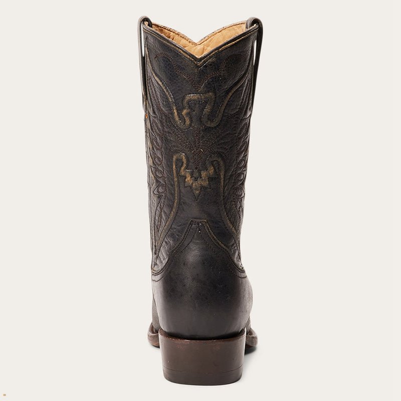 Black Stetson Tate Women's Boots | UK 41WFZHEVO