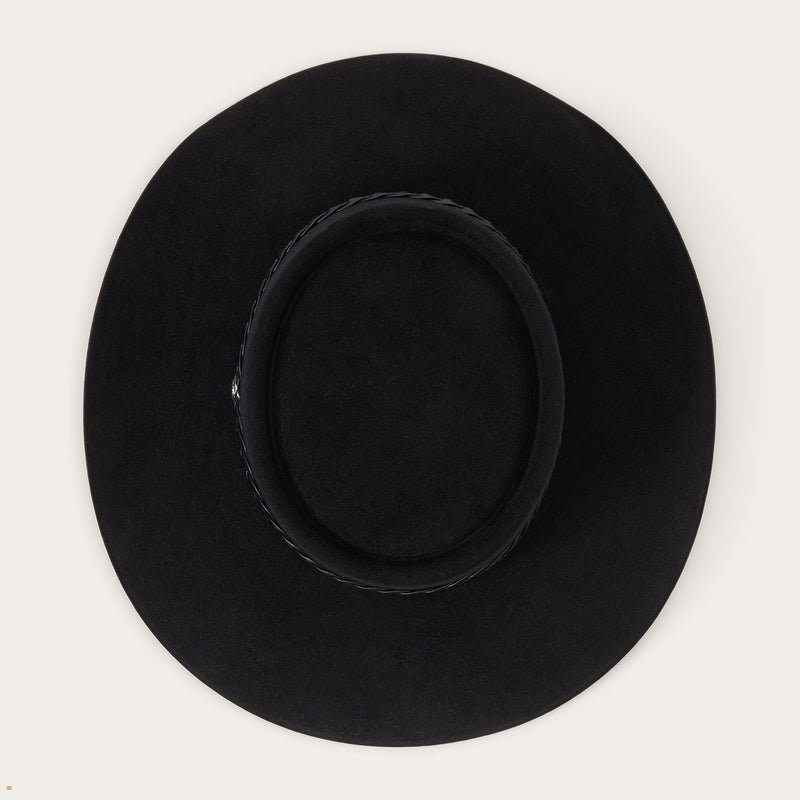 Black Stetson The Lash Men's Western Hats | UK 15MRCTOPH