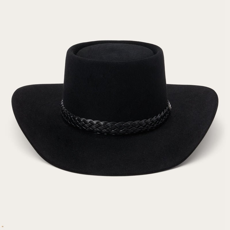 Black Stetson The Lash Men\'s Western Hats | UK 15MRCTOPH