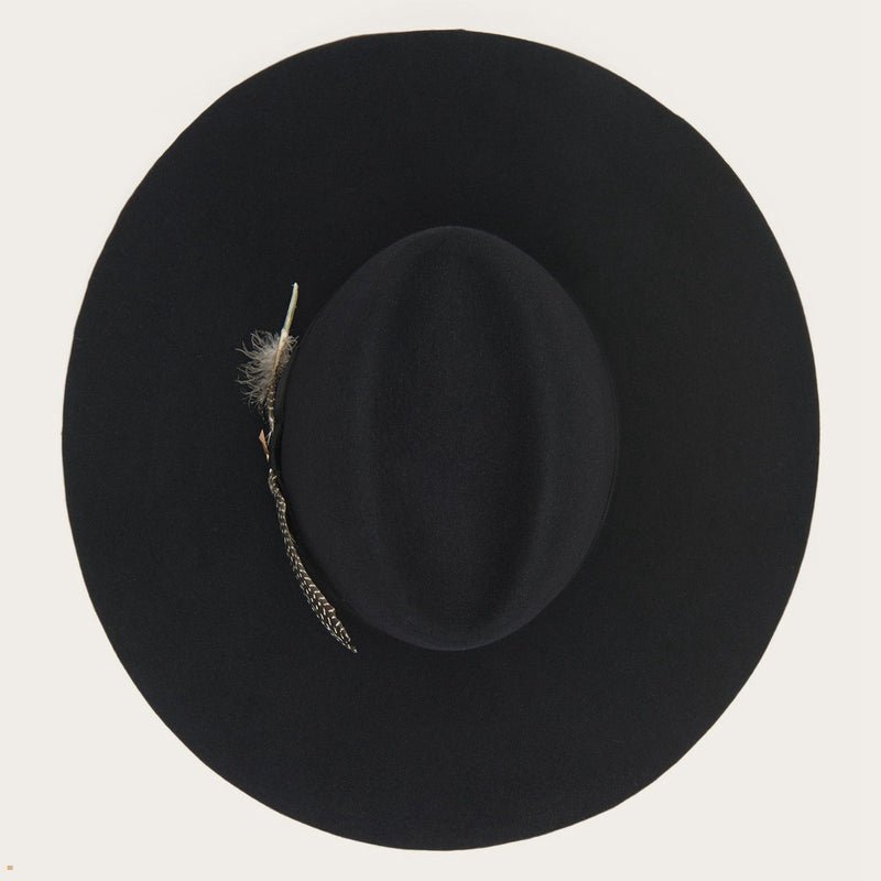 Black Stetson The Rapture Men's Fedoras | UK 92FZAUKNR