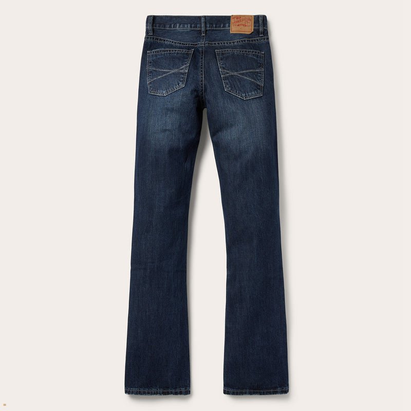 Blue Stetson 1014 Rocker Fit Men's Jeans | UK 84MAOBHDS