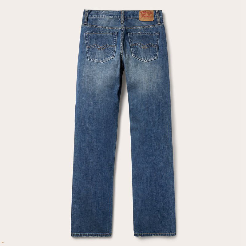 Blue Stetson 1312 Modern Fit Men's Jeans | UK 34YMVBLGS