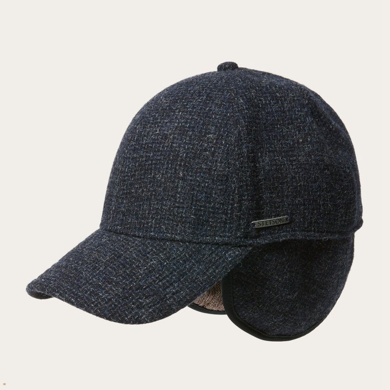 Blue Stetson Baseball Cap Ef Wool Men's Outdoor Hats | UK 48TBLCYRE