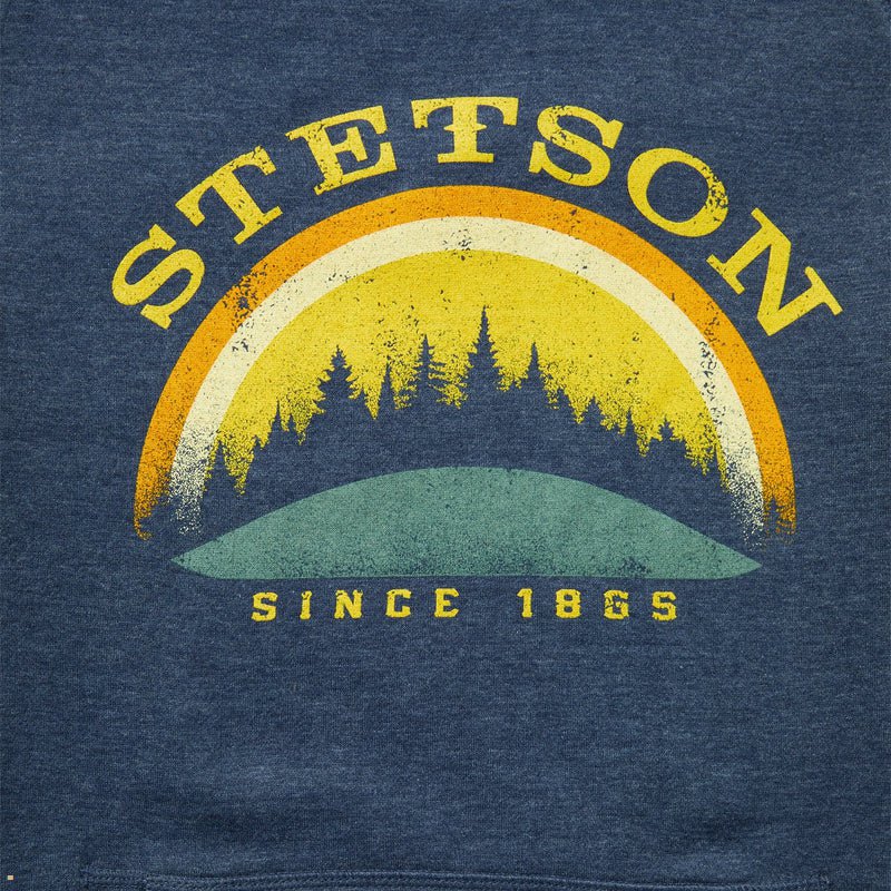 Blue Stetson Great Outdoors Hooded Women's Sweatshirt | UK 30GAUTISK