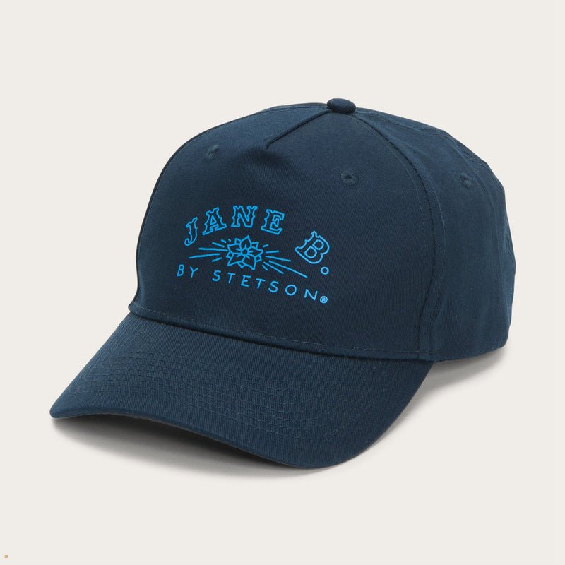 Blue Stetson Jane B. Baseball Hat Men's Caps | UK 78XQEBYVA