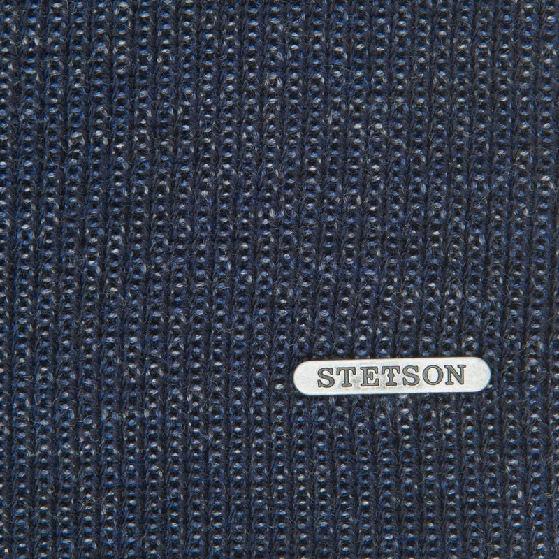 Blue Stetson Long Wool Men's Beanie | UK 59PETGLON