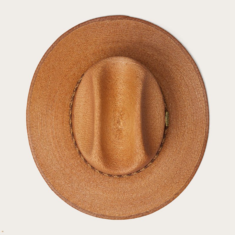 Brown Stetson Amber Run Straw Women's Outdoor Hats | UK 92ZSQBECJ