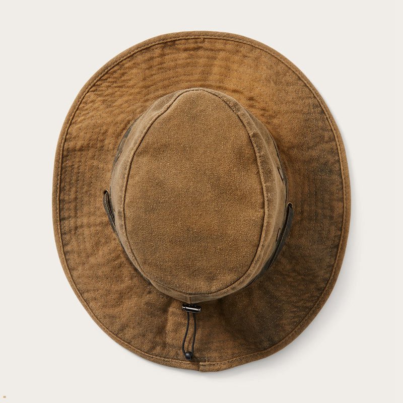 Brown Stetson Bend Men's Outdoor Hats | UK 70UOMSZPV