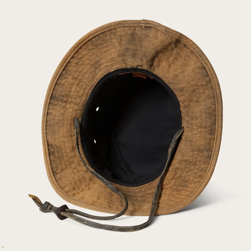 Brown Stetson Bend Men's Outdoor Hats | UK 70UOMSZPV