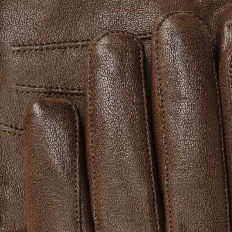 Brown Stetson Buffalo Men's Gloves | UK 73IRKDFHJ