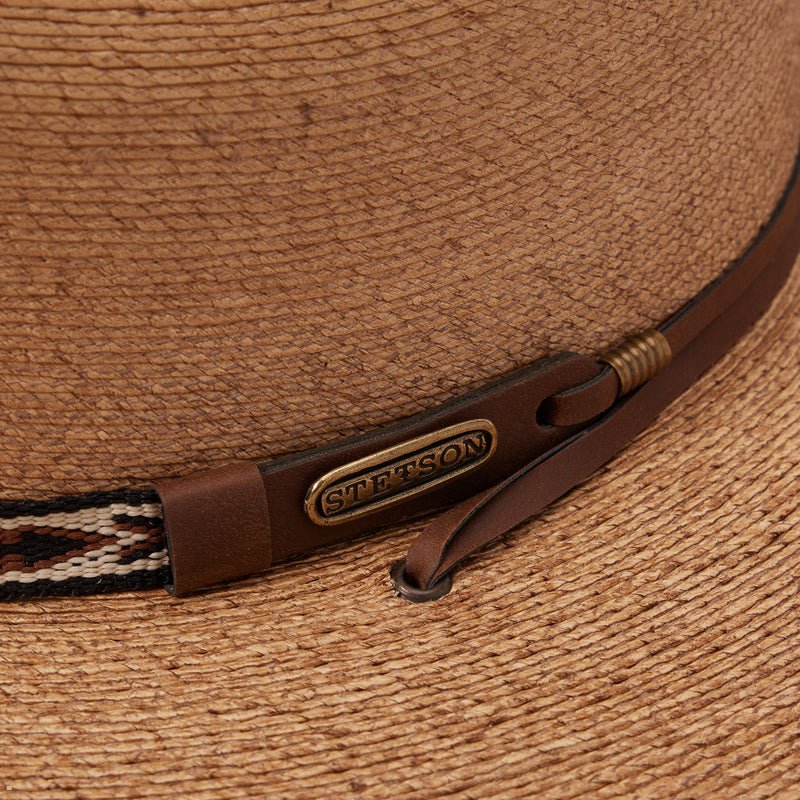 Brown Stetson Clearwater Straw Men's Outdoor Hats | UK 20LQJNVMD