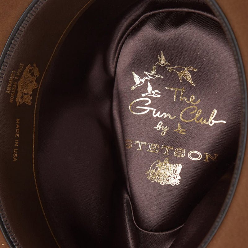 Brown Stetson Dune 5x Gun Club Men's Outdoor Hats | UK 12QZJSBCV