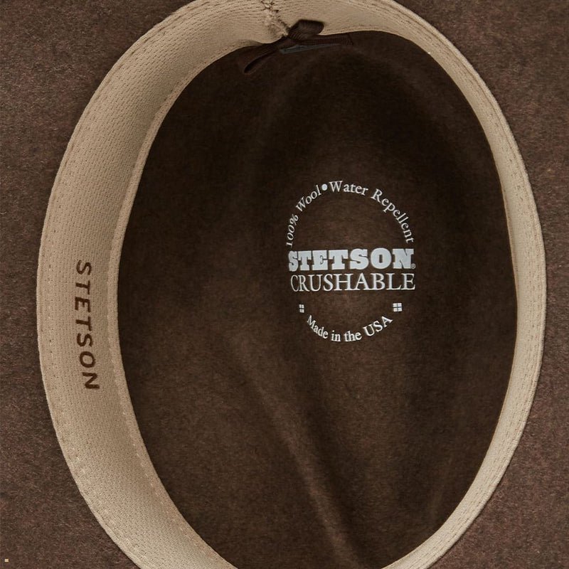 Brown Stetson Explorer Men's Outdoor Hats | UK 93LUHWOBD