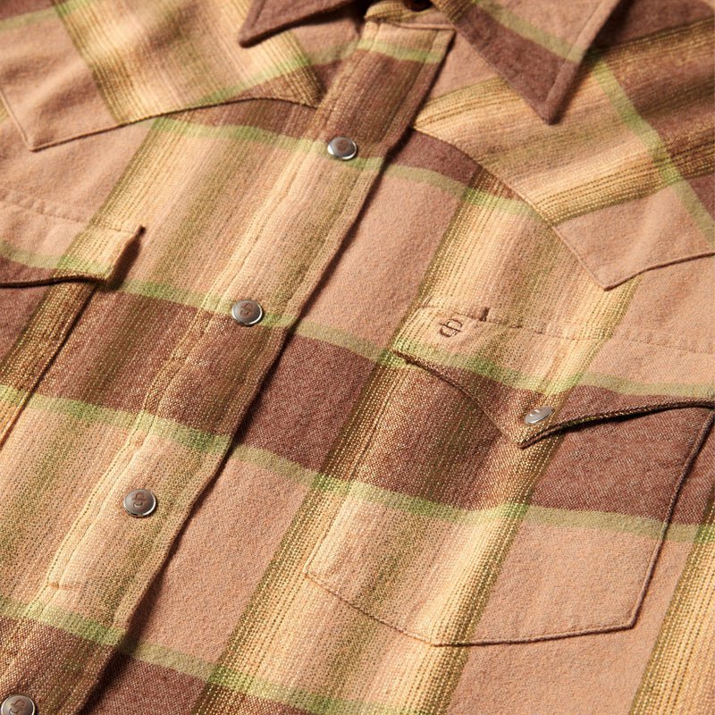 Brown Stetson Flannel Western Men's Shirts | UK 08BFPIXMY