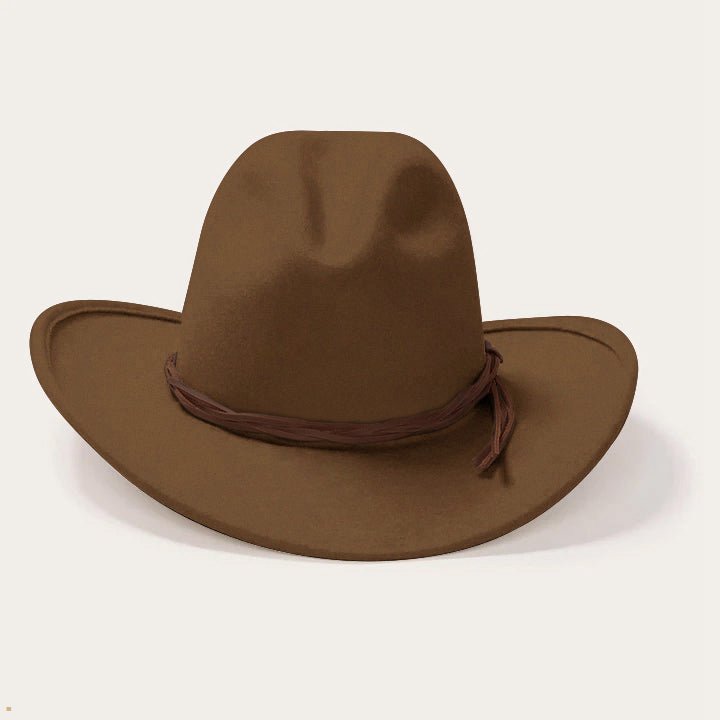 Brown Stetson Gus Crushable Men\'s Outdoor Hats | UK 07TUFIZAP