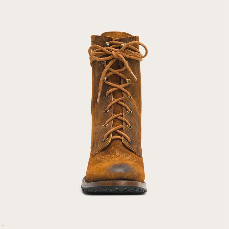 Brown Stetson Hattie Women's Boots | UK 83AEYTSXU