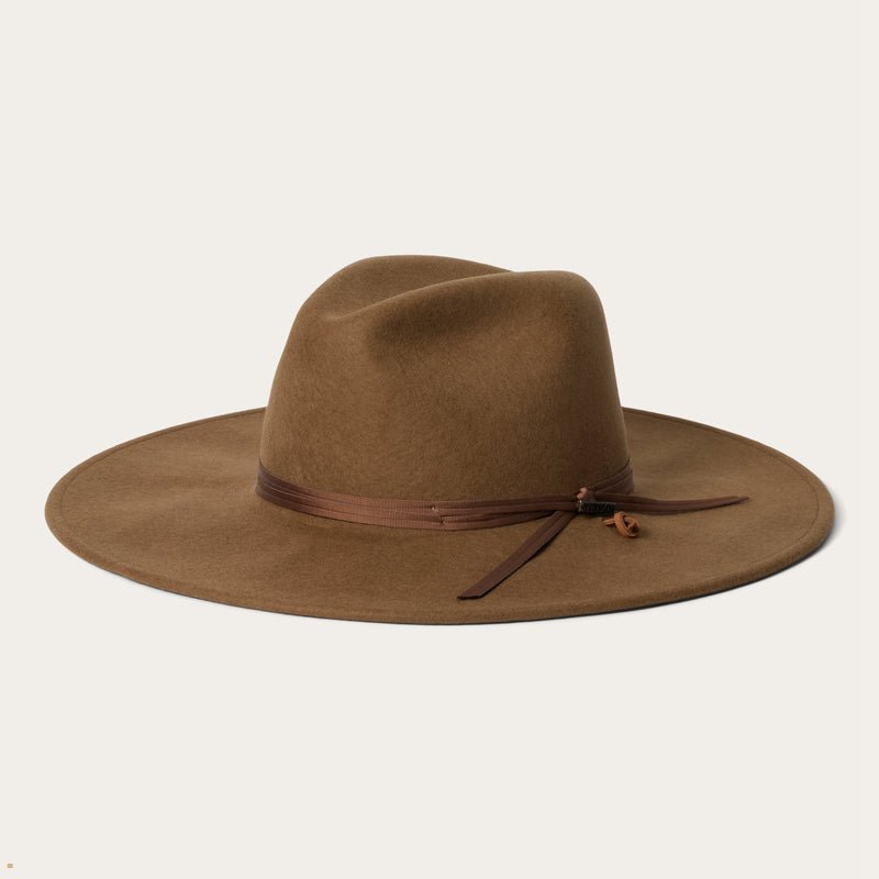 Brown Stetson Holden Men's Outdoor Hats | UK 62SNLIEXQ