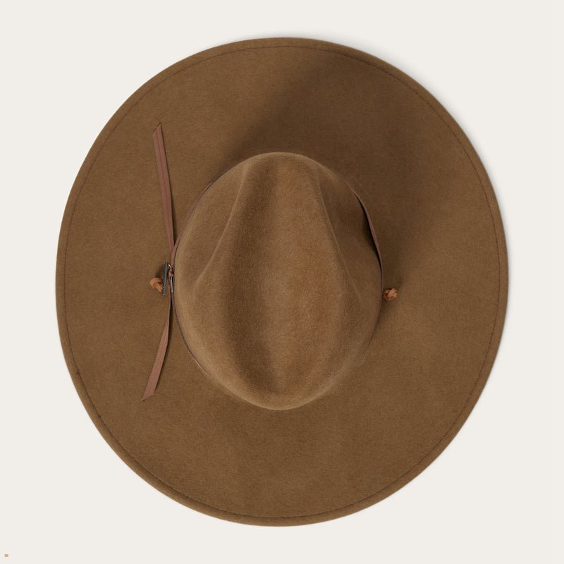 Brown Stetson Holden Men's Outdoor Hats | UK 62SNLIEXQ