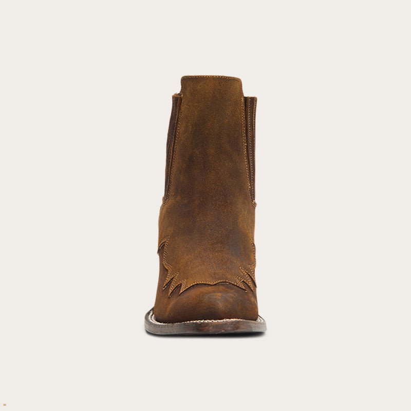 Brown Stetson Kaia Women's Boots | UK 96INKBJTY