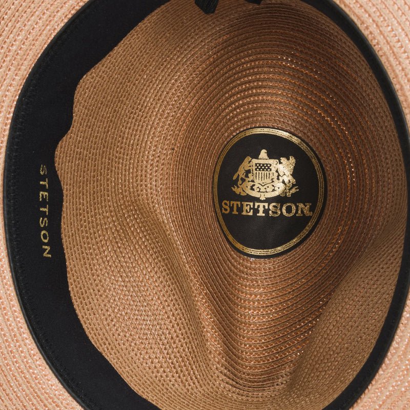 Brown Stetson Latte Milan Men's Fedoras | UK 08UTNDRJL