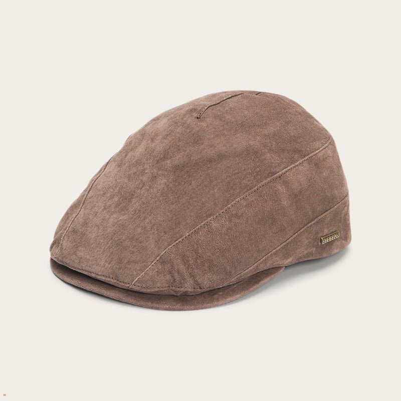 Brown Stetson Leven Women's Caps | UK 92GKJRFYD